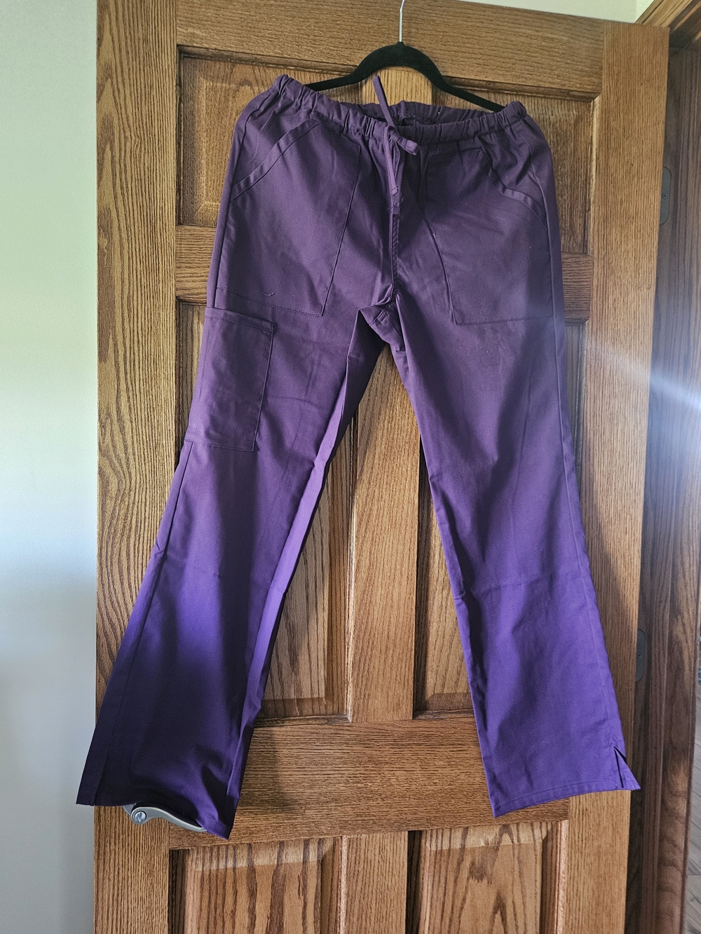 Purple Utility Scrub Pants